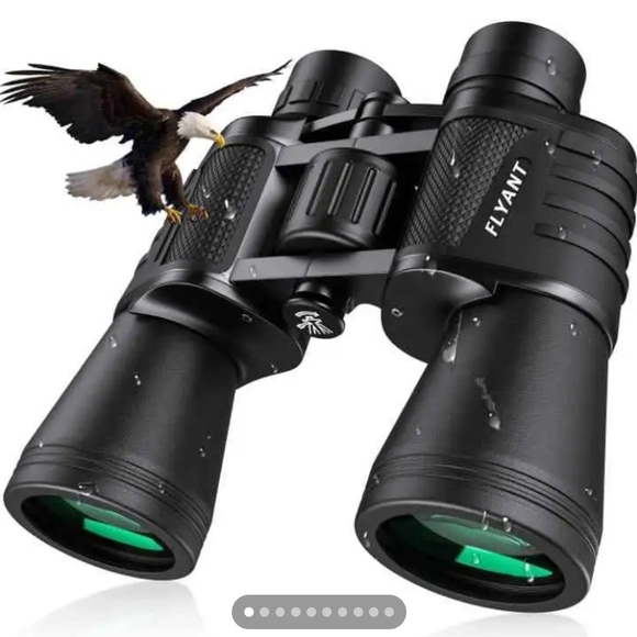 Flyant Black Binoculars with Green Lenses - Picture 1 of 5